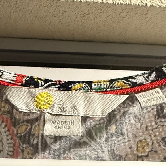 Boden Floral Long Sleeve Dress - Multicolor - Picture 2 of 6